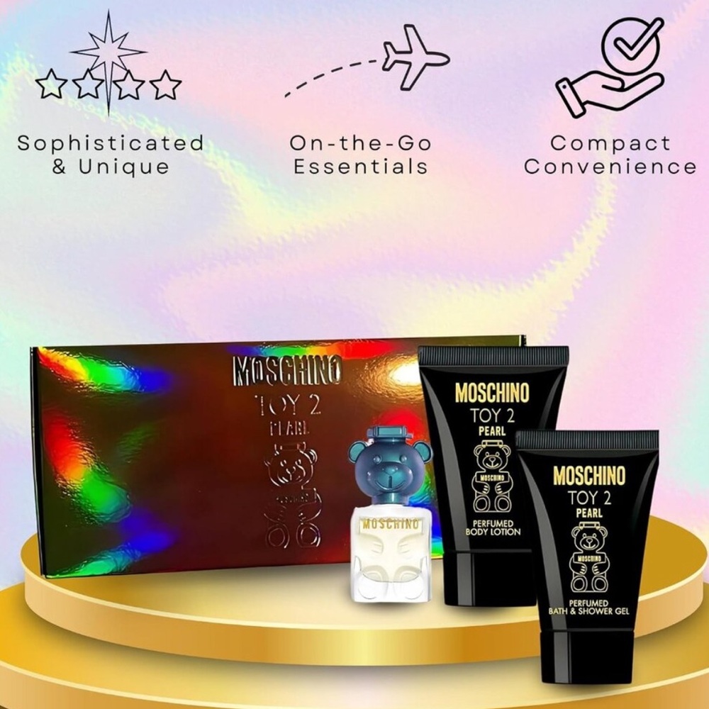 MOSCHINO Toy 2 in Pearl Mini Splash Trio Gift Set